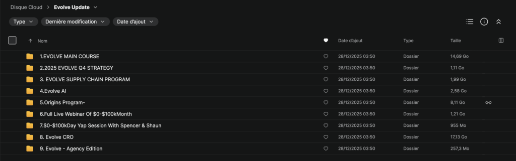 Spencer Pawliw – Evolve course