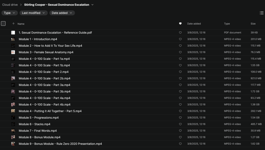Stirling Cooper - Sexual Dominance Escalation
