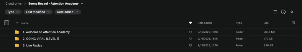 Seena Rezaei – Attention Academy