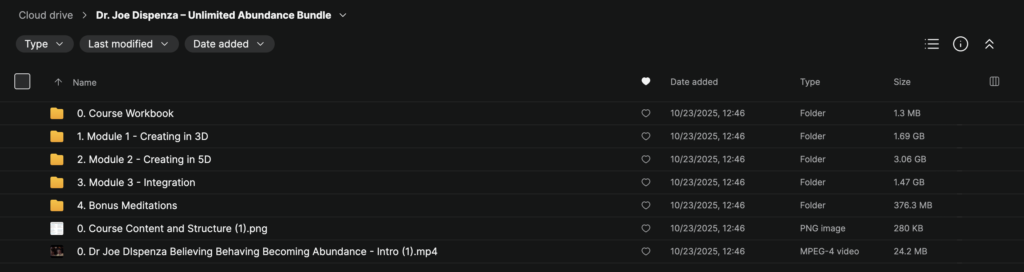 Dr. Joe Dispenza – Unlimited Abundance Bundle