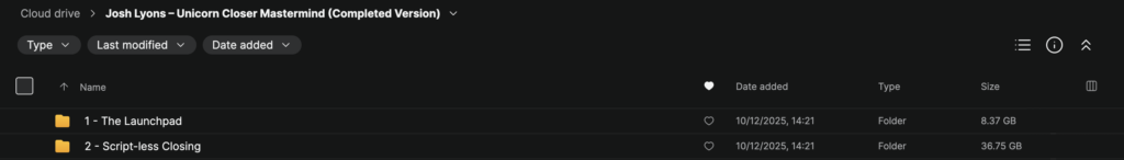 Josh Lyons – Unicorn Closer Mastermind (Completed Version)