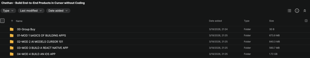 Chethan – Build End-to-End Products in Cursor without Coding