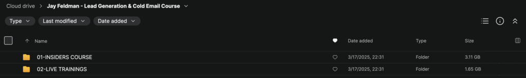 Jay Feldman – Lead Generation & Cold Email Course