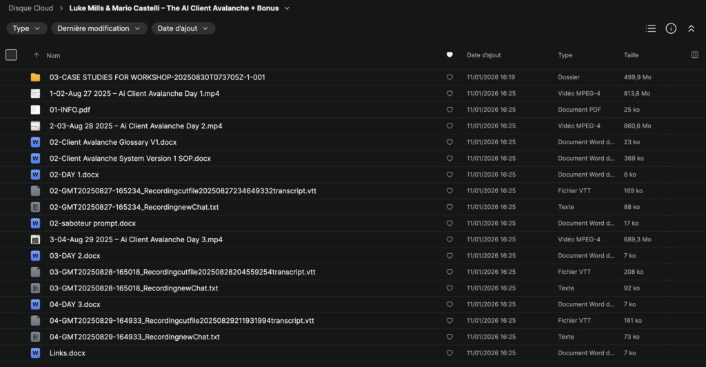 Luke Mills & Mario Castelli – The AI Client Avalanche + Bonus
