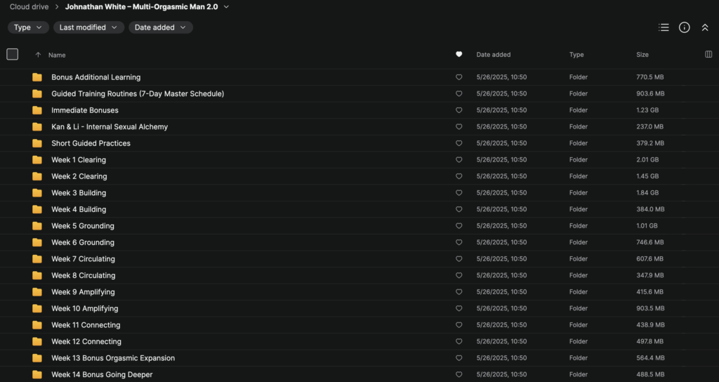 Johnathan White – Multi-Orgasmic Man 2.0