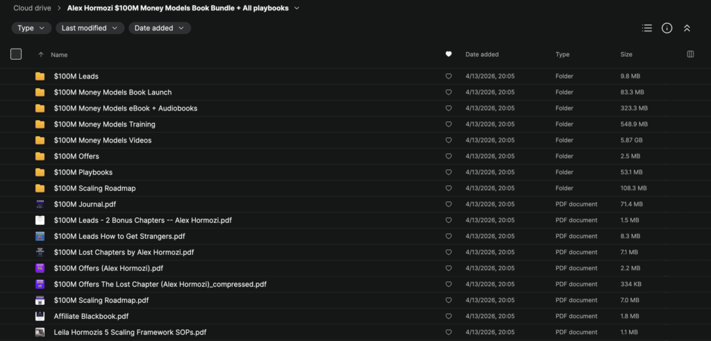 Alex Hormozi $100M Money Models Book Bundle + 12 Play Books