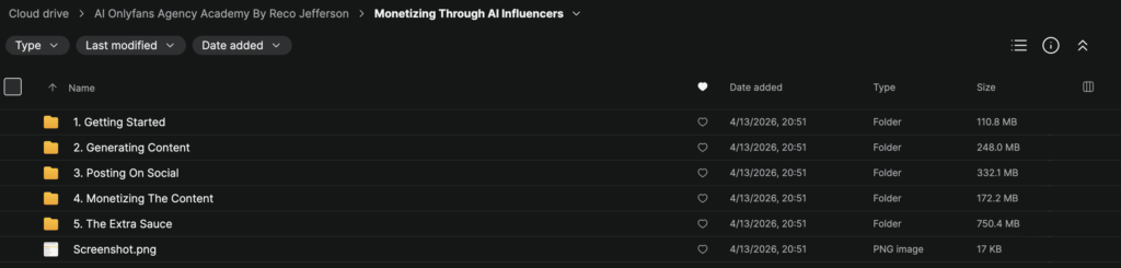 AI Onlyfans Agency Academy By Reco Jefferson