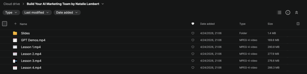 Build Your AI Marketing Team by Natalie Lambert